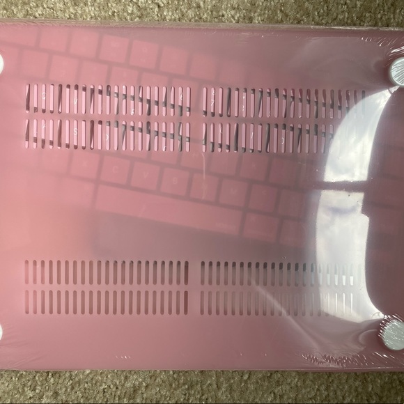 New! MOSISO Plastic Hard Shell Case compatible with MacBook Pro 14”, Clear Pink - Picture 10 of 16